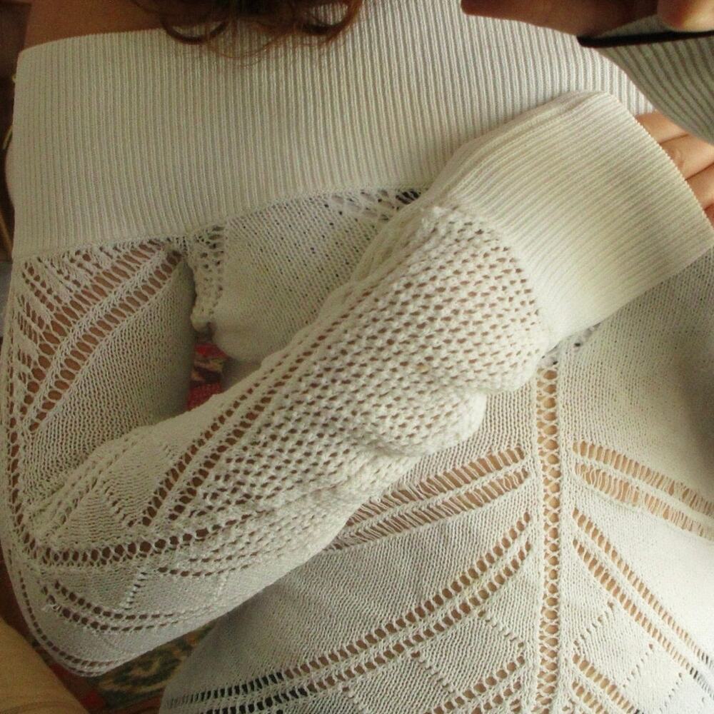 Cache White Sweater